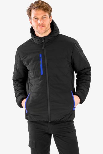 Image produit Black compass padded winter jacket
