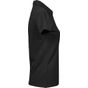 Tee Jays Women's luxury stretch v-neck polo black