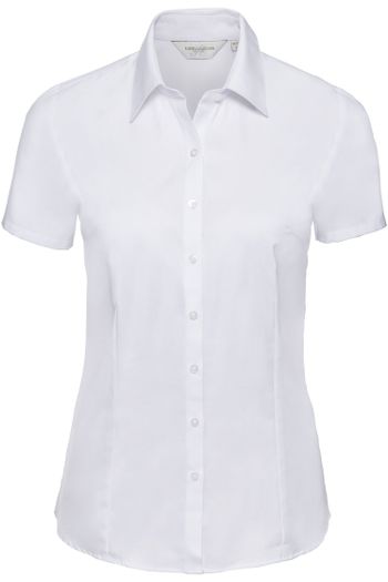 Image produit Ladies’ short sleeve tailored herringbone shirt