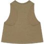 Bella Women's racerback cropped tank heather_olive