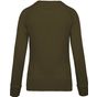 Kariban Sweat-shirt BIO col rond manches raglan femme  mossy_green