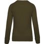 kariban Sweat-shirt BIO col rond manches raglan femme  mossy_green