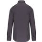 Kariban Chemise ajustée manches longues sans repassage zinc