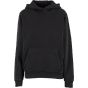 Build Your Brand Ladies Vintage Heavy Hoody Black