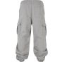 Build Your Brand 90's Cargo Sweatpants heather_grey