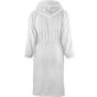 The One Towelling Bathrobe Hooded white