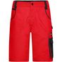 James&Nicholson Workwear Bermudas -STRONG- red/black