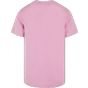 Build Your Brand Acid Washed Round Neck Tee Soft pink