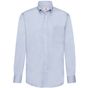 fruit of the loom Men´s Long Sleeve Oxford Shirt bleu_oxford