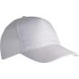 K-up Casquette polyester - 5 panneaux white