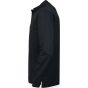 Henbury Unisex long sleeved polo shirt black