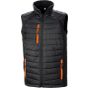 Result Compass Padded Softshell Gilet black/orange