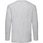 fruit of the loom Valueweight Long Sleeve T gris_chine