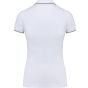 Kariban Polo manches courtes femme white/red/green