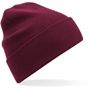 Beechfield Bonnet Original à revers en Coton Biologique burgundy