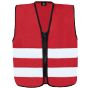 Korntex Safety Vest For Kids With Zipper Red