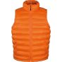 Result Mens Ice Bird padded gilet orange