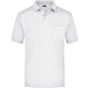 James&Nicholson Polo-Piqué Pocket white
