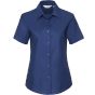 Russell Chemise Oxford cintrée manches courtes femme bright_royal