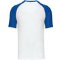 kariban Baseball - T-shirt bicolore manches courtes white/royal_blue