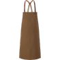 karlowsky Bib apron green-generation cinnamon
