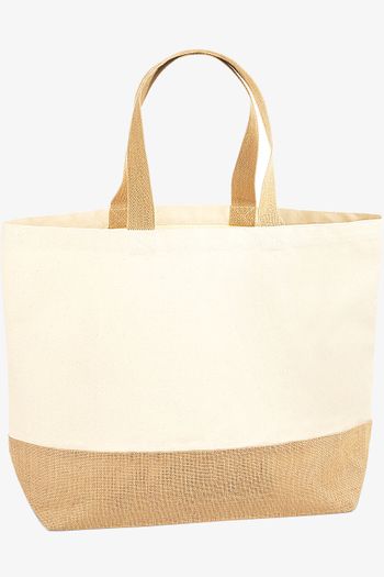 Image produit Sac fourre-tout en toile avec base en jute XL