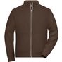 James&Nicholson Men´s Doubleface Work Jacket -SOLID- brown