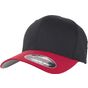 flexfit Flexfit Wooly Combed 2-Tone Cap black/red