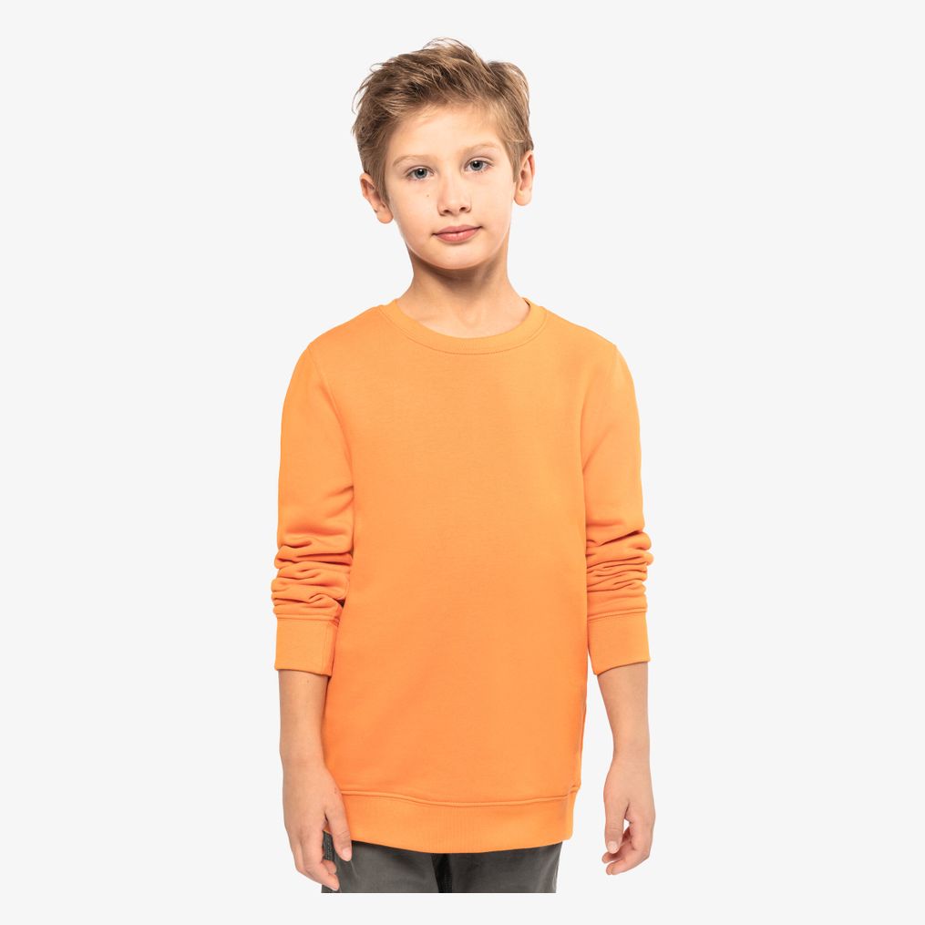 Sweat-shirt écoresponsable col rond enfant  kariban