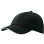 Myrtle Beach 6-Panel Raver Sandwich Cap black/beige