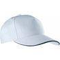 K-up Casquette sandwich contrasté - 5 panneaux white/navy