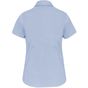 kariban Chemise coton / élasthanne manches courtes femme light_blue