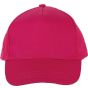 K-up Casquette enfant en coton - 5 panneaux fuchsia