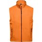 James&Nicholson Men´s Softshell Vest orange