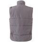 Velilla Gilet matelassé bicolore multipoches grey/red