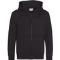 AWDis Just Hoods Kids Zoodie - jet_black - 12/13ans
