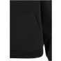 Build Your Brand Ladies Fluffy Hoody Black