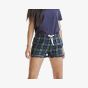 SF Clothing Women´s tartan frill lounge shorts