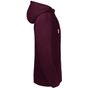 Russell-pure-organic Pure Organic High Collar Hooded Sweat burgundy