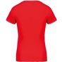 Kariban T-shirt maille piquée col V femme red/navy/white