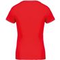 kariban T-shirt maille piquée col V femme red/navy/white