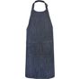 Kariban Tablier coton avec poche denim