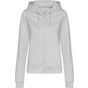 AWDis Just Hoods Women's college Zoodie heather_grey