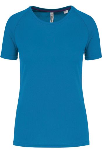 Image produit T-shirt de sport à col rond recyclé femme