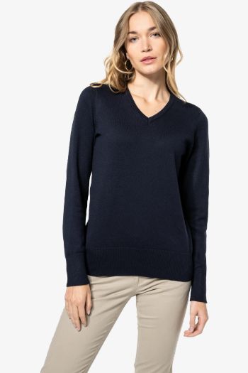 Image produit Pull col V femme