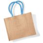 Westford Mill Sac de courses classique en toile de jute natural/surf_blue