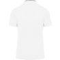 kariban Polo col mao manches courtes homme white/navy