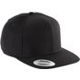 k-up Casquette visière plate - 6 panneaux black/black