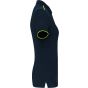 WK Designed To Work Polo Day To Day contrasté manches courtes femme navy/fluorescent_yellow