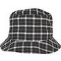 flexfit Check Bucket Hat black/grey